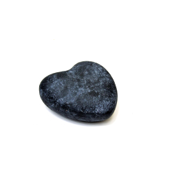 Serce ceramiczne rustykalne Czarne 11,5cm